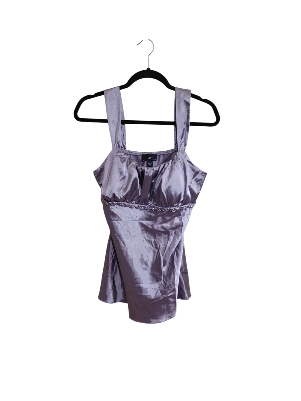 Iz Byer Lilac Satin Empire Slip